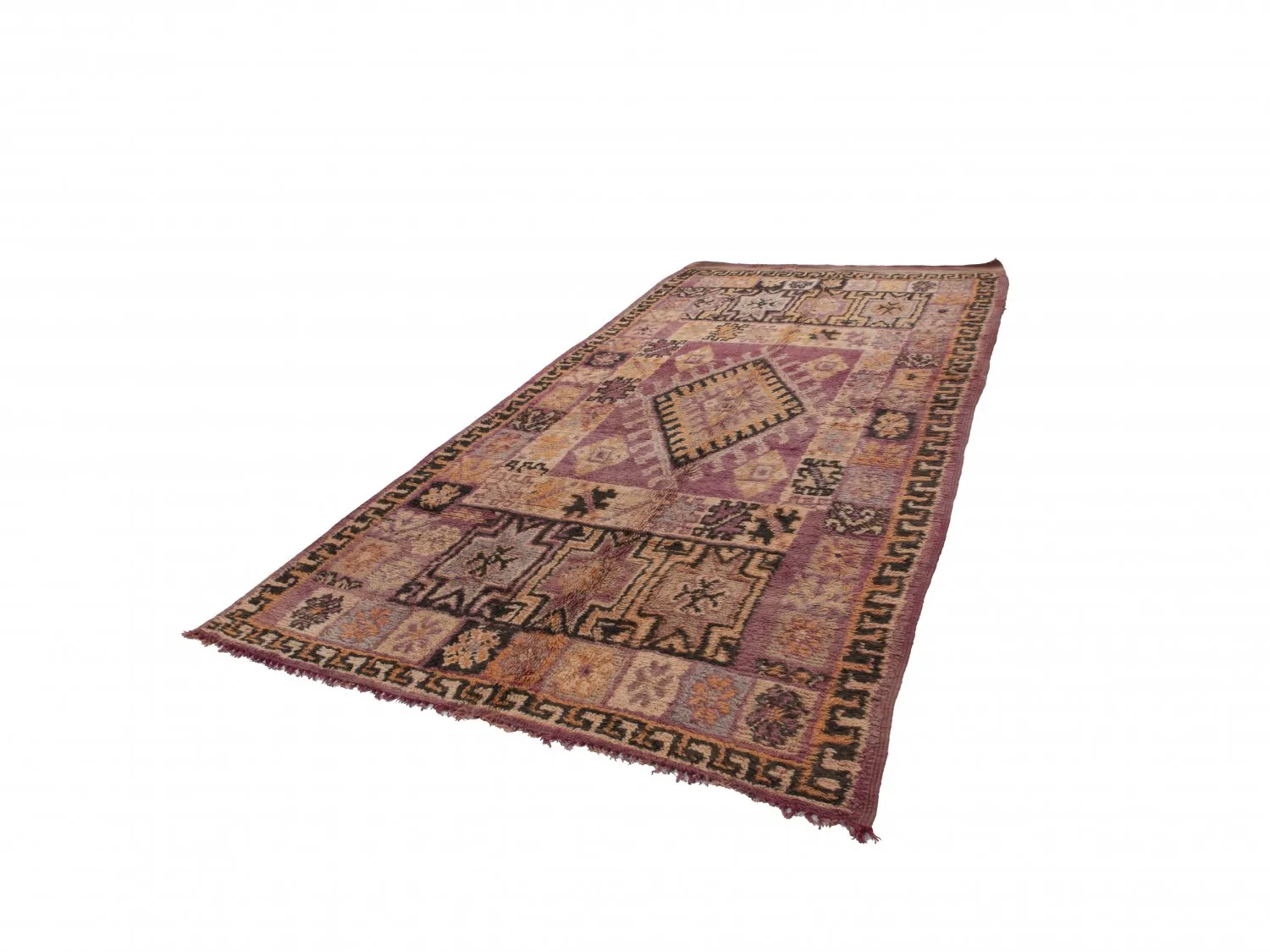 Kelim Marokkanische Berber Teppich Azilal Special Edition 380 x 180 cm