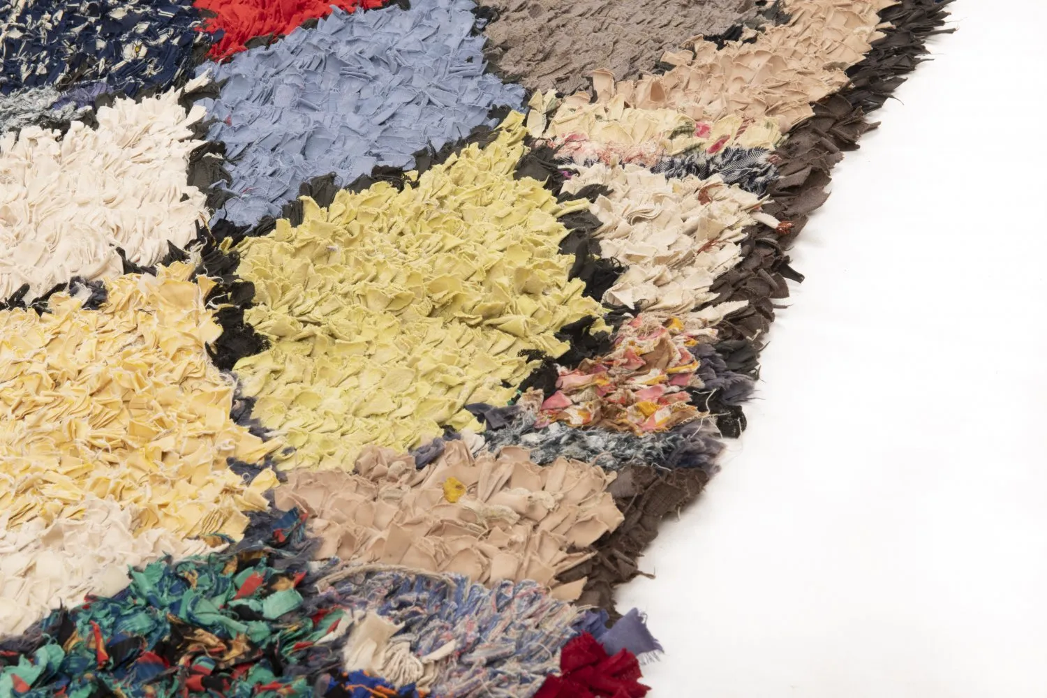 Marokkanischer Berber Teppich Boucherouite 190 x 100 cm