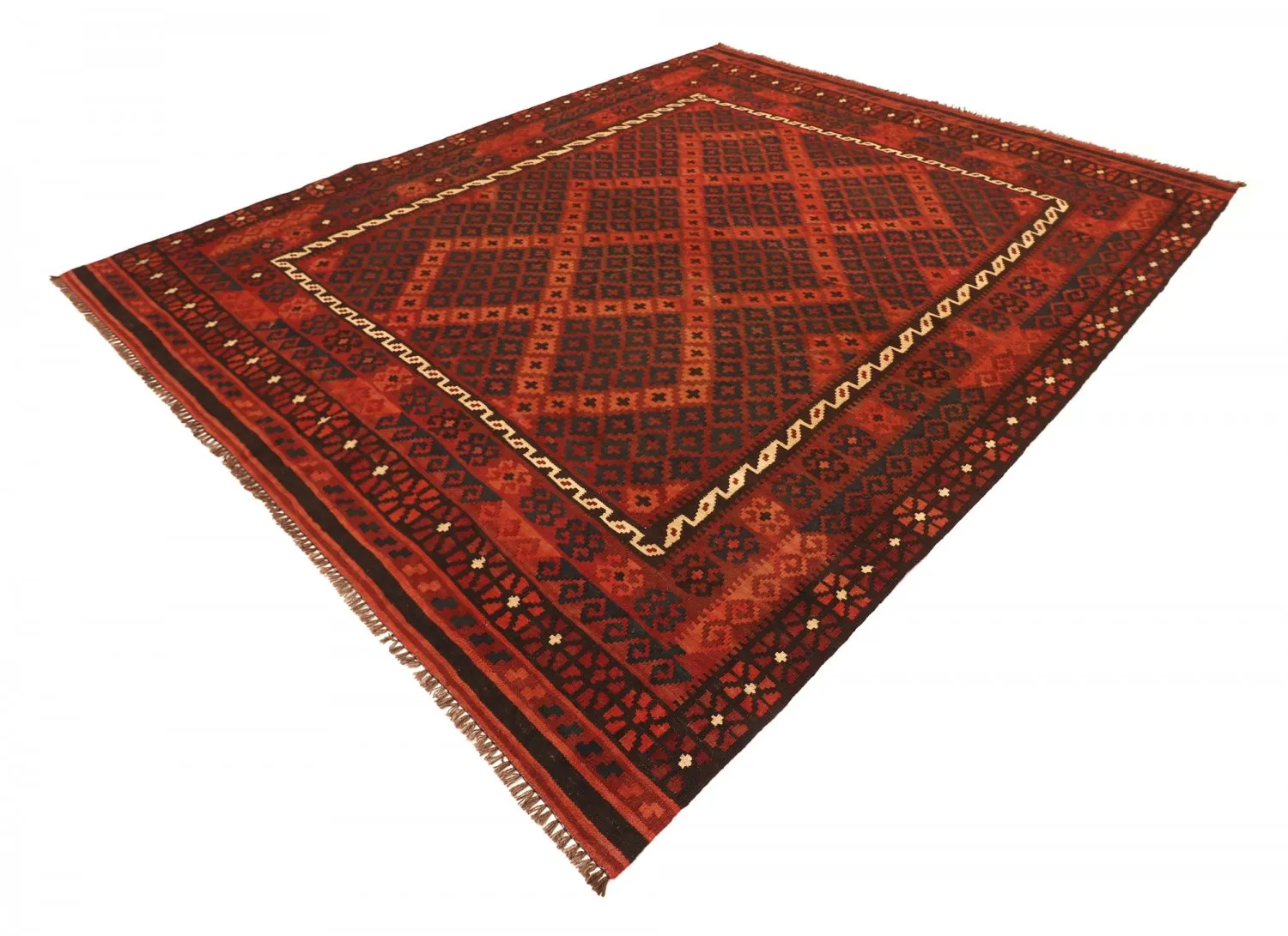 Orientalischer Kelim-Teppich 261 x 222 cm