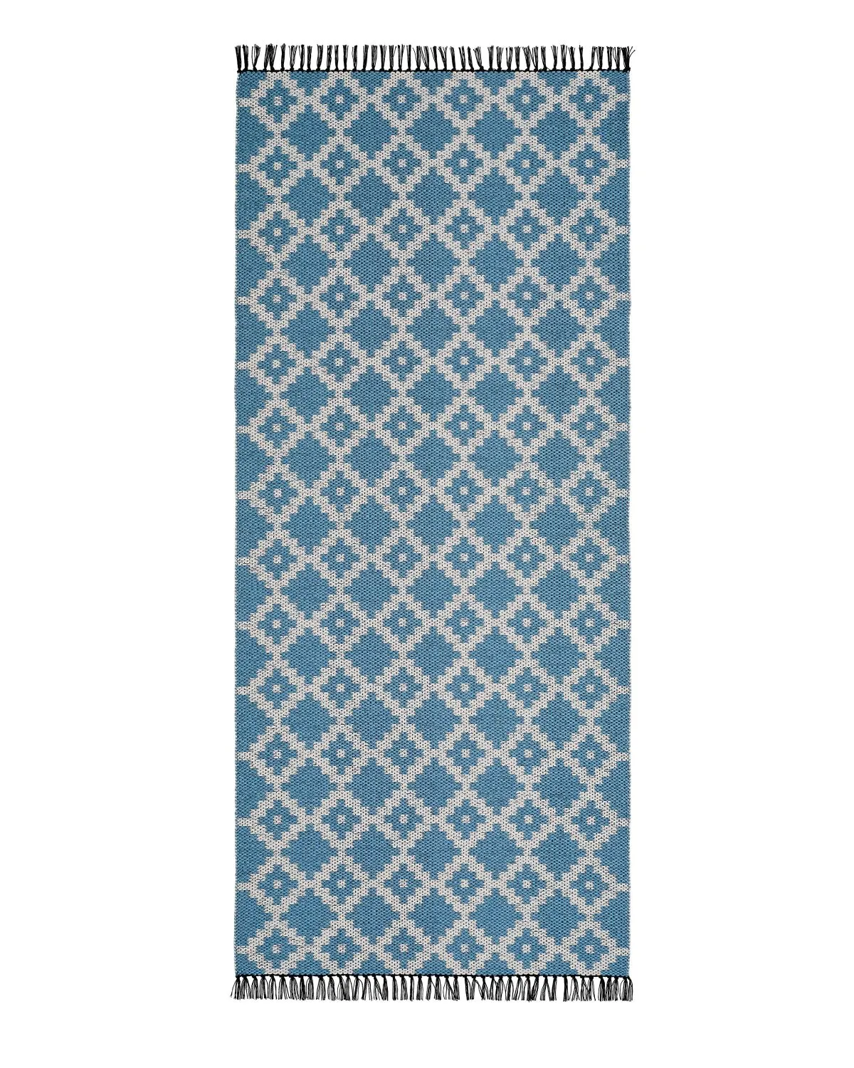 Kunststoffteppiche - Der Horred-Teppich Leia (blau)