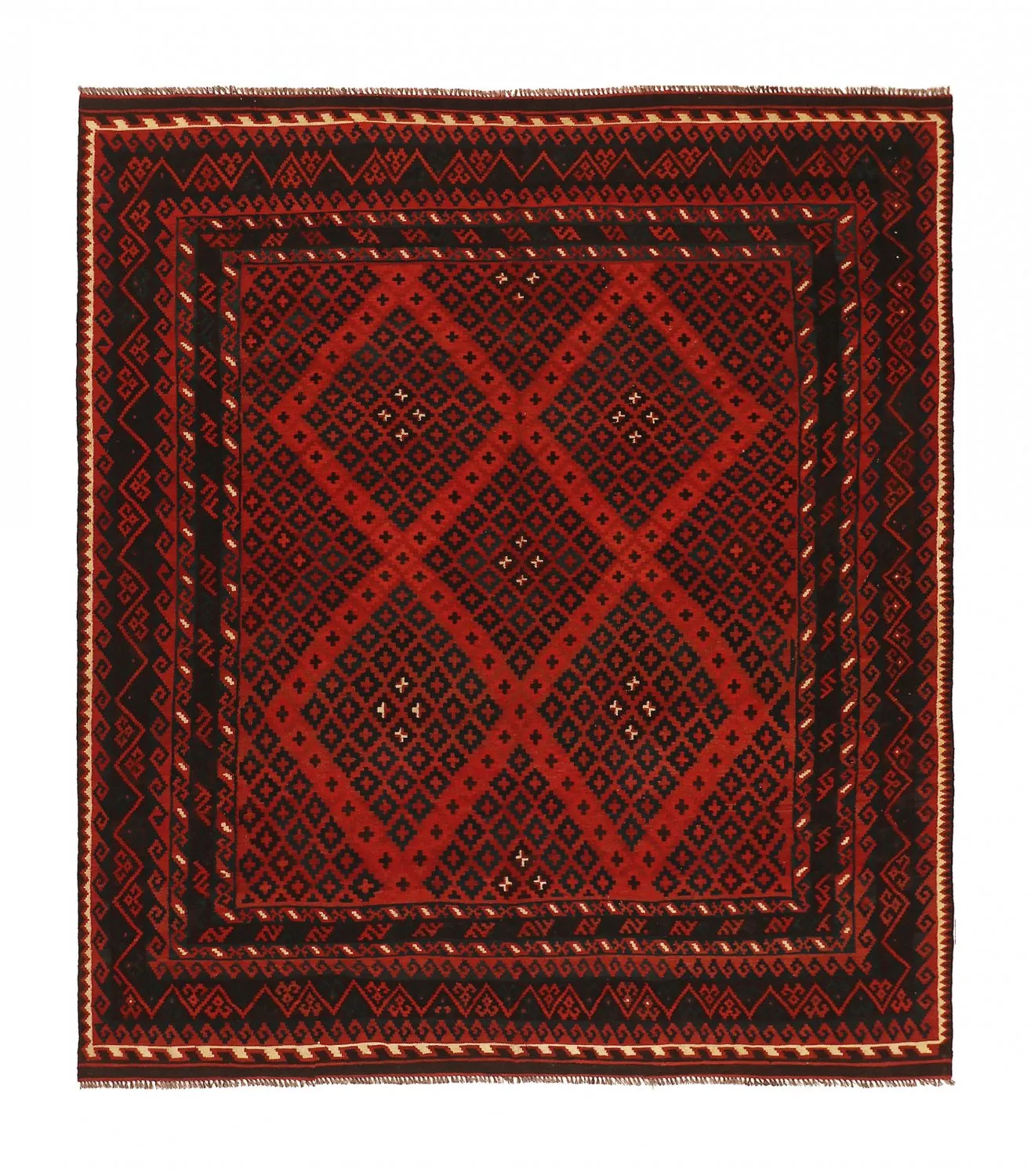 Orientalischer Kelim-Teppich 296 x 263 cm