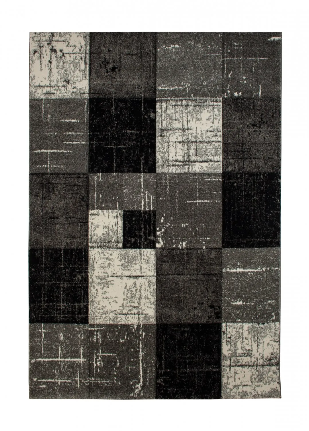 Wilton-Teppich - London Square (schwarz)