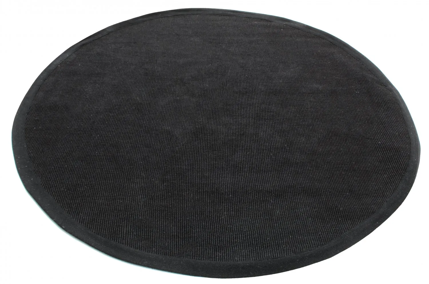 Rund Teppich (sisal) - Agave (schwarz)