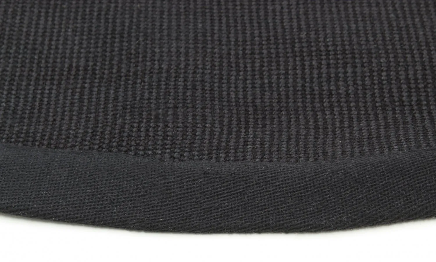 Rund Teppich (sisal) - Agave (schwarz)
