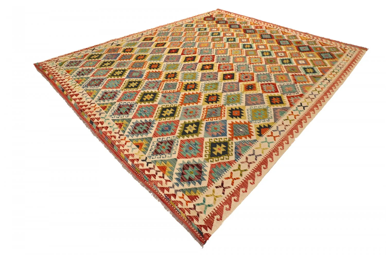 Orientalischer Kelim-Teppich 394 x 309 cm