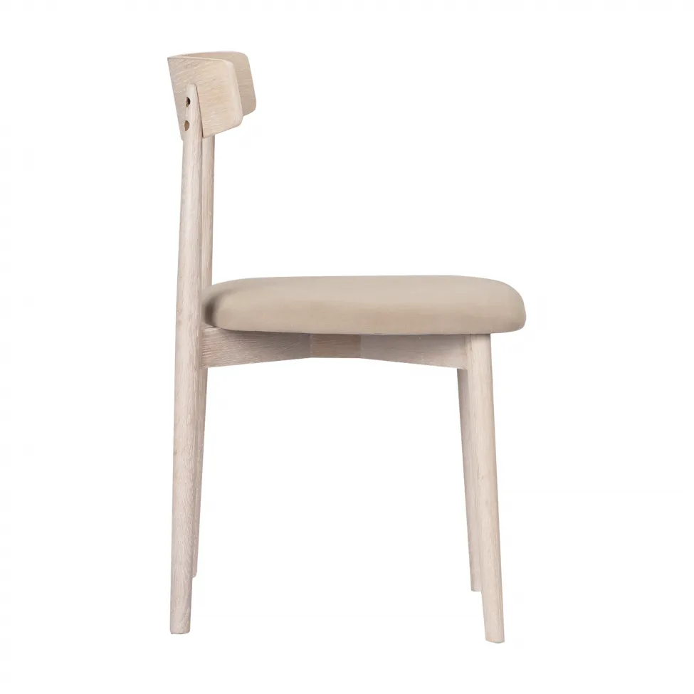 Stuhl - Ystad (weißeiche/beige) - 2 Stck.