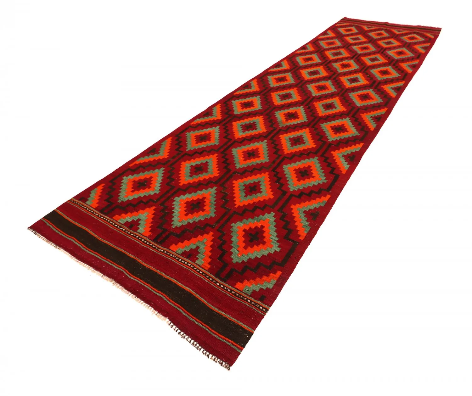 Orientalischer Kelim-Teppich 497 x 153 cm