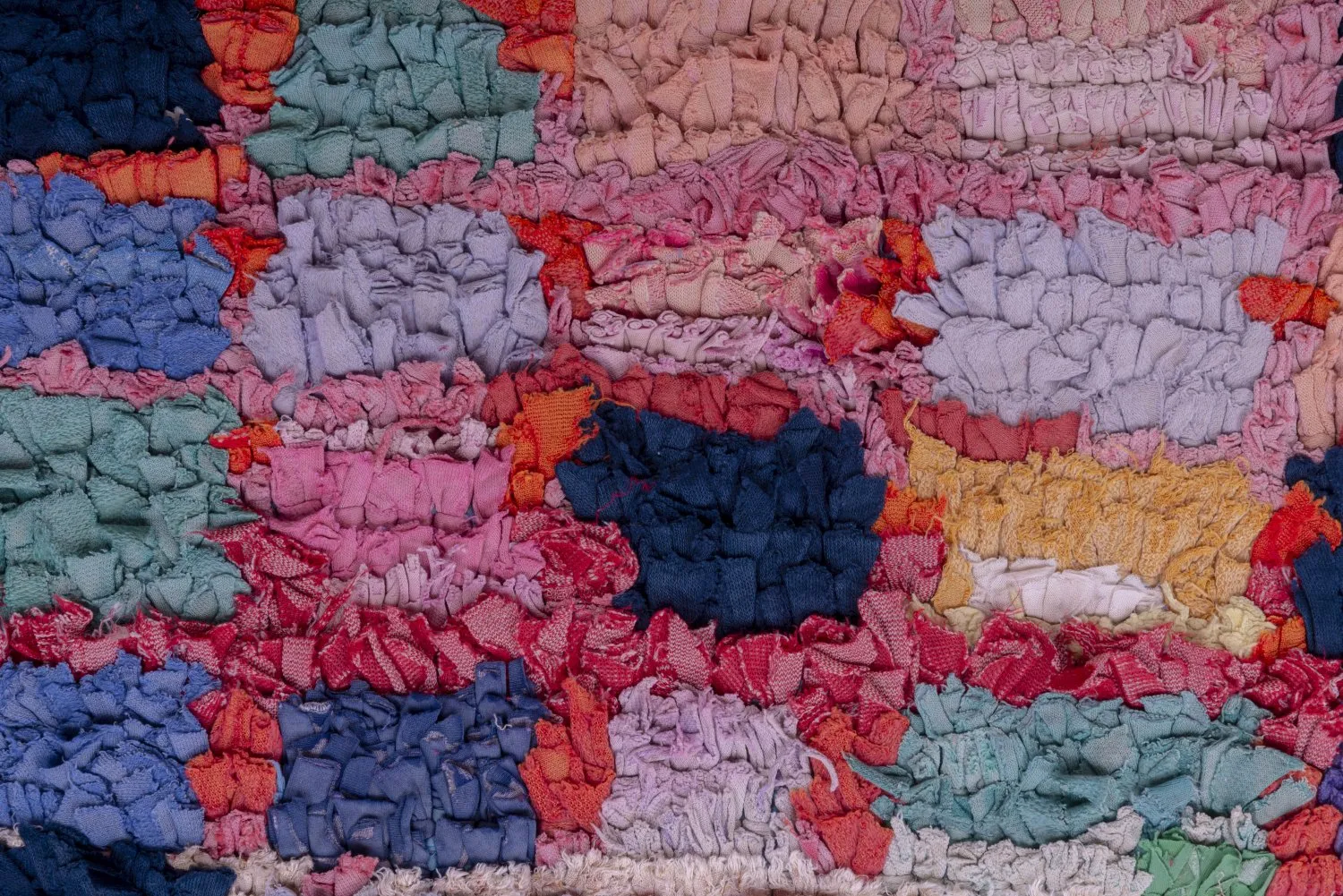 Marokkanische Berber Teppich Boucherouite 290 x 150 cm