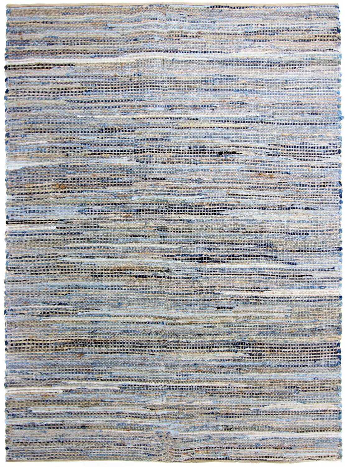 Flickenteppich - Darsi (blau/beige)