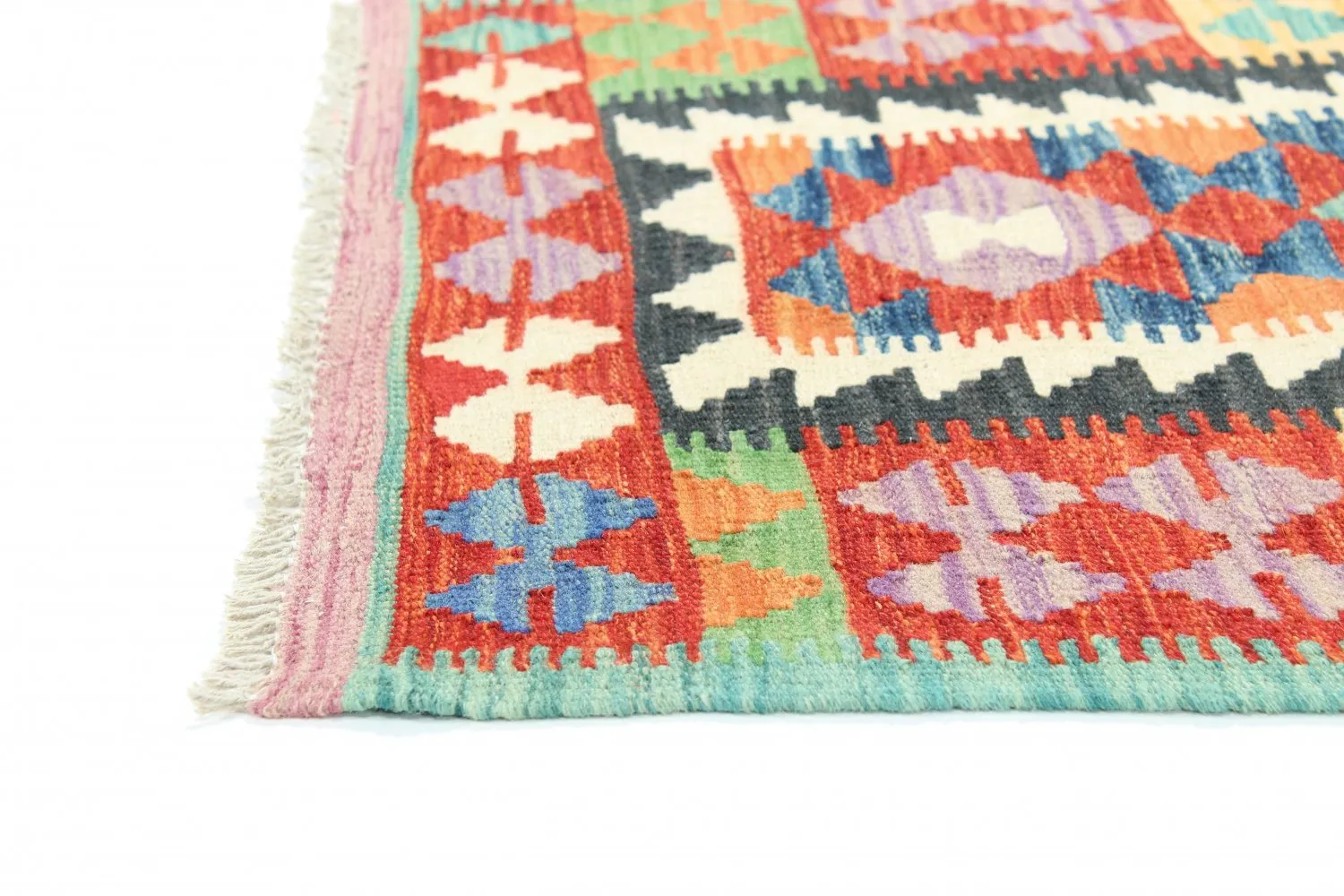 Orientalischer Kelim-Teppich 204 x 76 cm