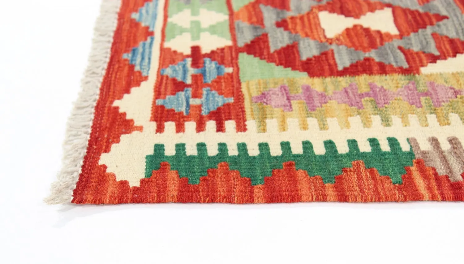 Orientalischer Kelim-Teppich 203 x 67 cm