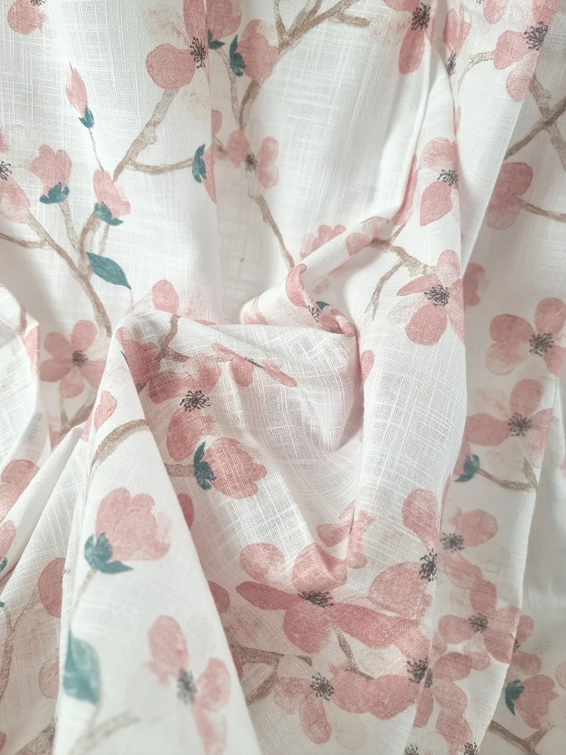 Vorhänge - Baumwollvorhang - Pia-Li (rosa)