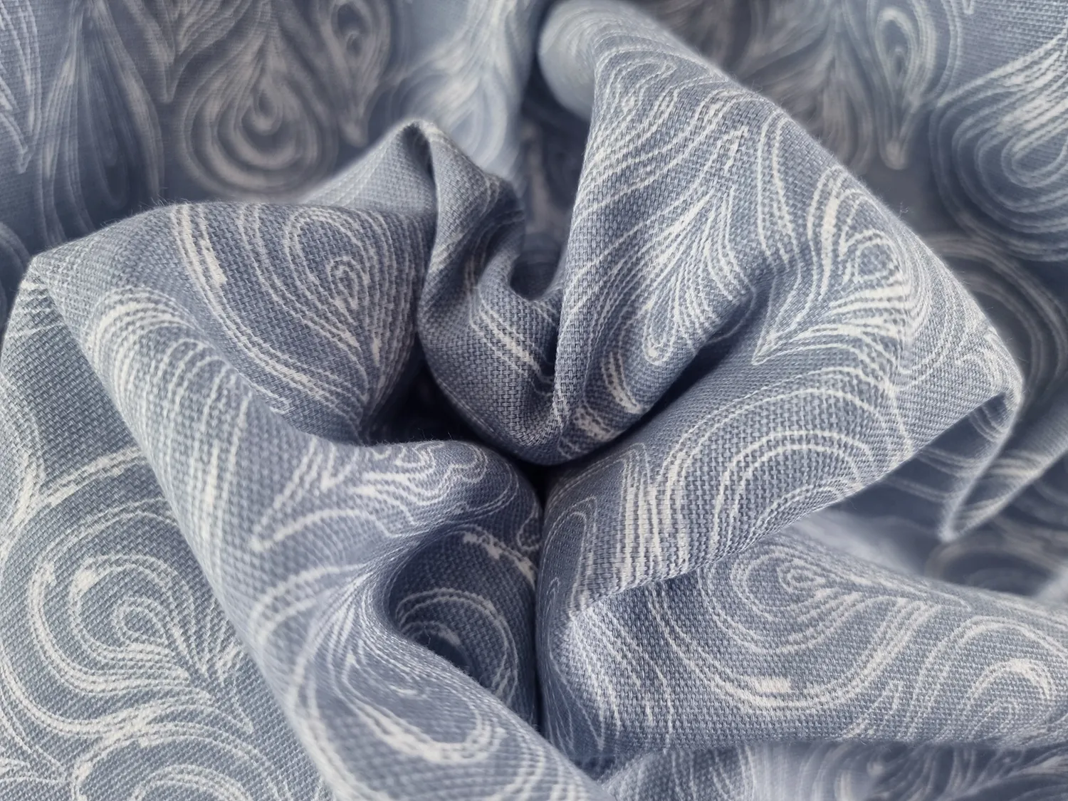 Vorhänge - Baumwollvorhang Merja (blau)
