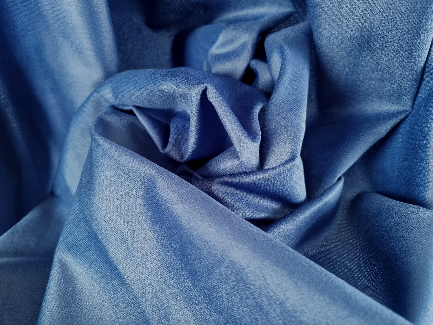 Vorhänge - Samtvorhang Juliet (blau)