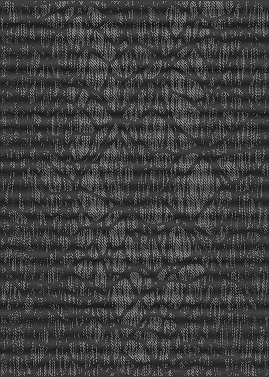 Teppich für innen und außen - Brussels Diamond (schwarz)