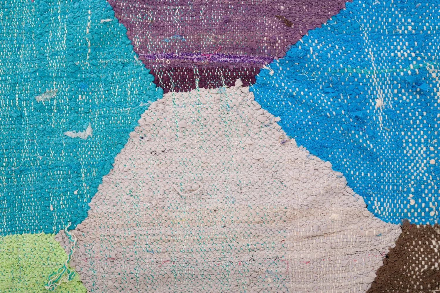 Marokkanischer Berber Teppich Boucherouite 150 x 285 cm