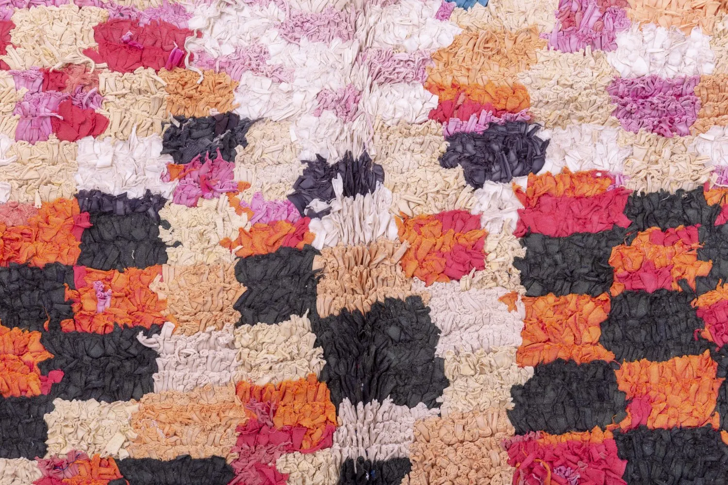 Marokkanische Berber Teppich Boucherouite 280 x 145 cm