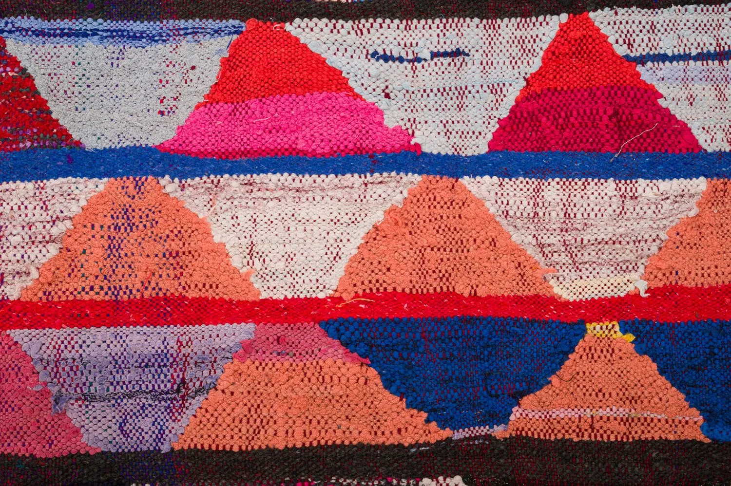 Marokkanischer Berber Teppich Boucherouite 145 x 240 cm
