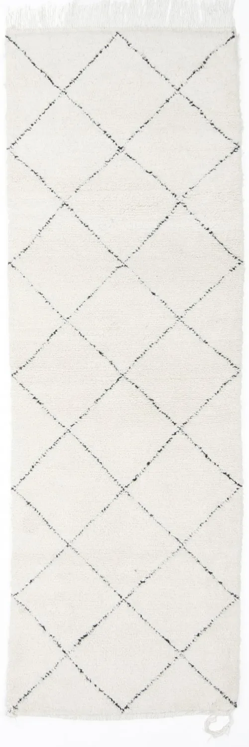 Kelim Marokkanische Berber Teppich Beni Ouarain 270 x 85 cm