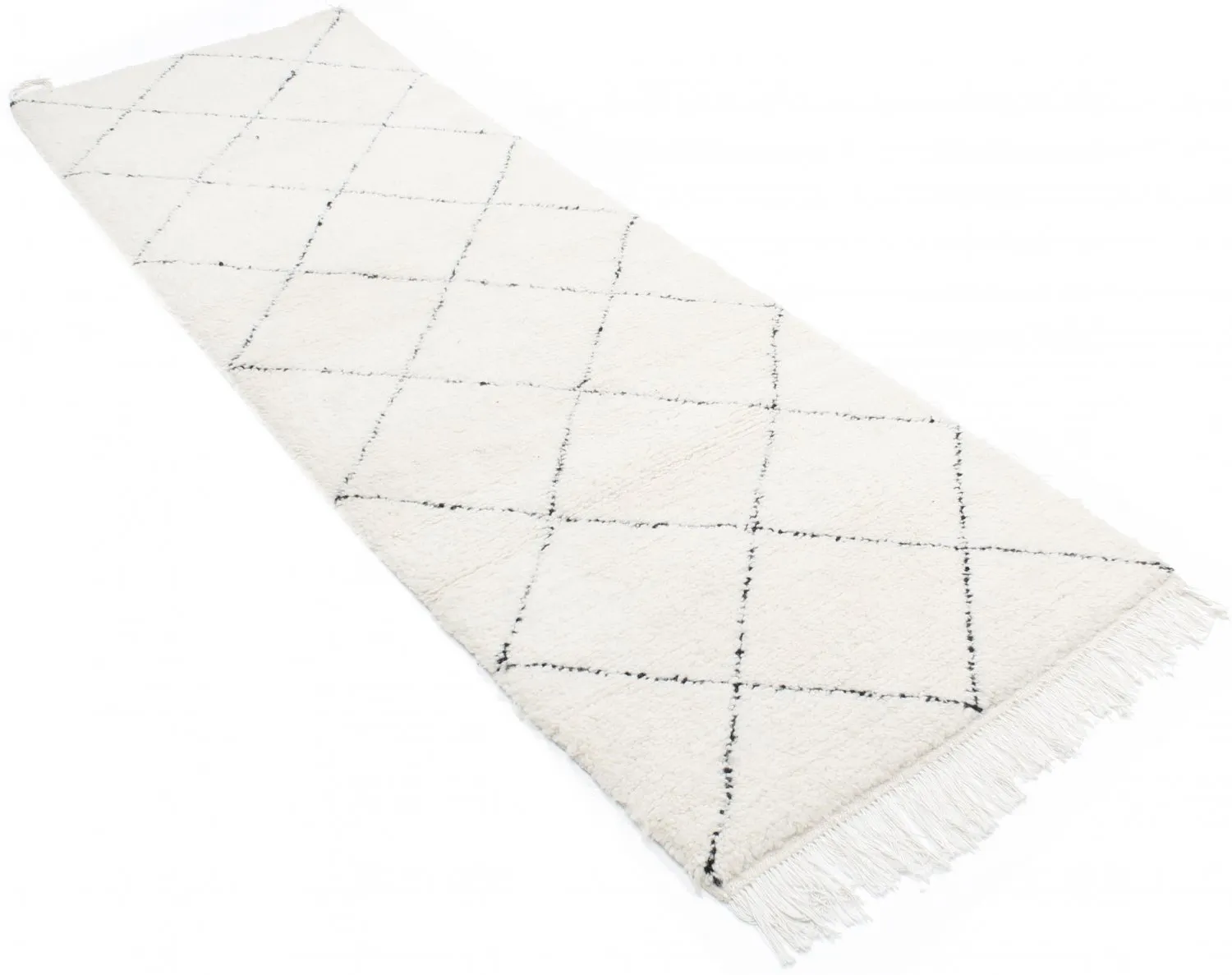 Kelim Marokkanische Berber Teppich Beni Ouarain 270 x 85 cm