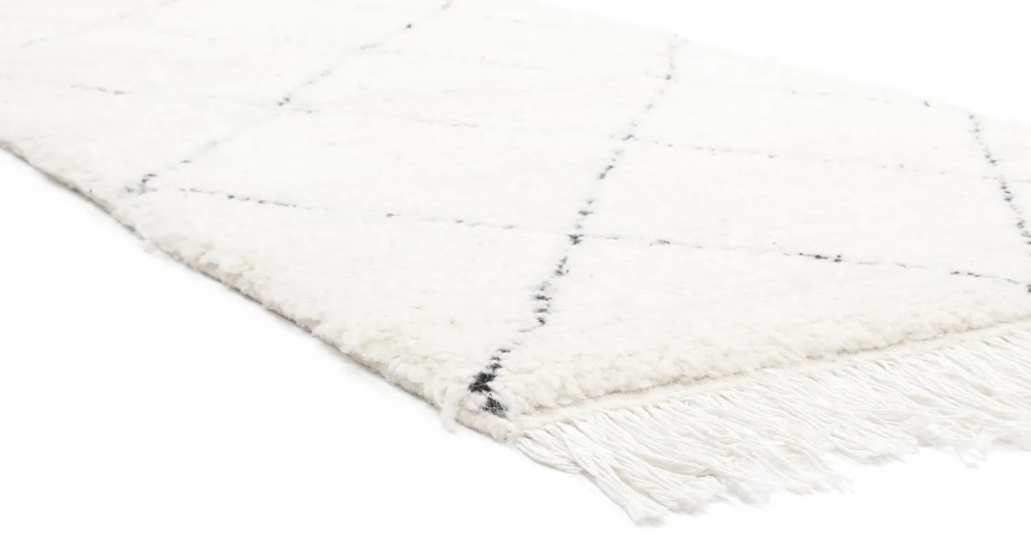 Kelim Marokkanische Berber Teppich Beni Ouarain 270 x 85 cm