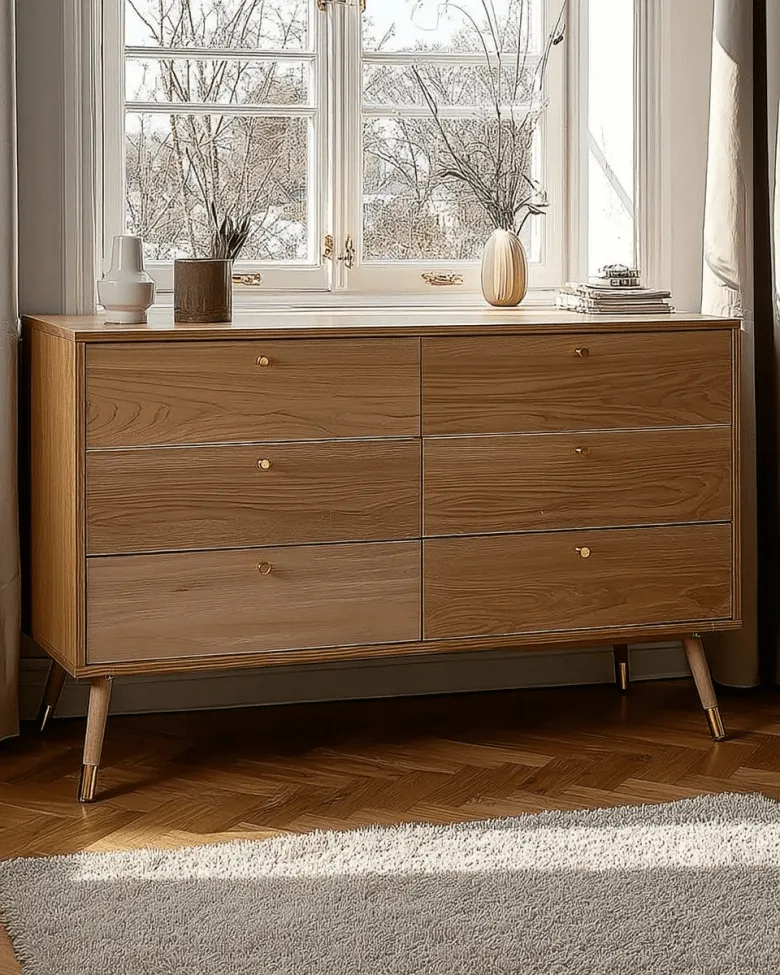 Kommode - Prime - 6 lådor (eiche)
