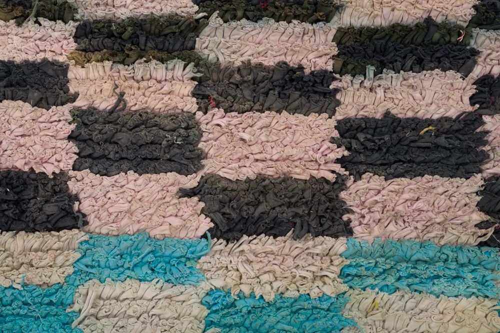 Marokkanischer Berber Teppich Boucherouite 320 x 160 cm