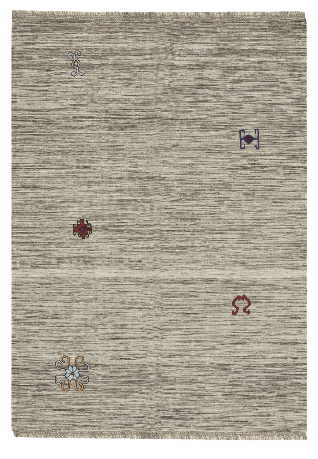Orientalischer Teppich - Modern Kelim Hand Woven - 157 x 227 cm