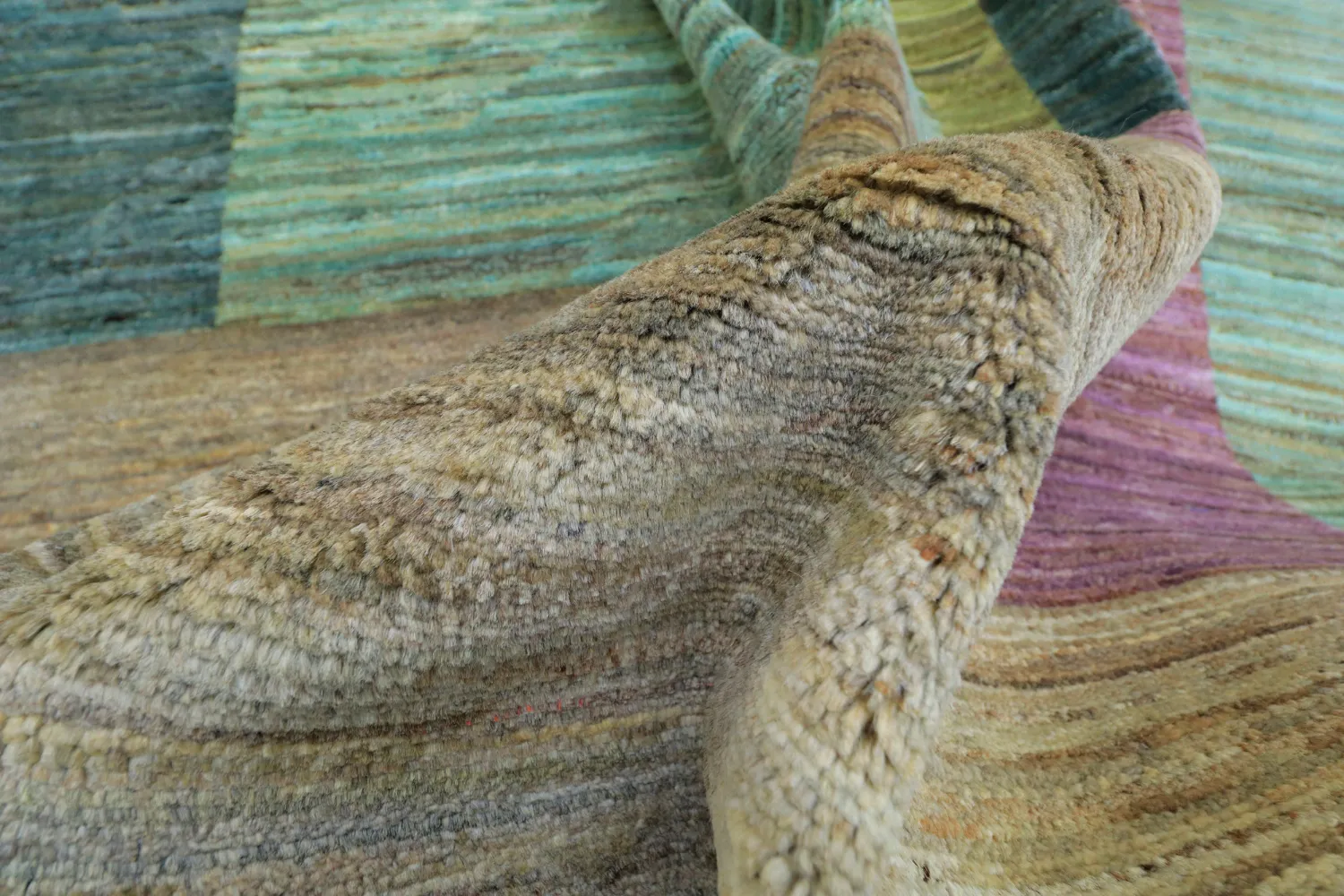 Orientalischer Teppich - Gabbeh Bamiyan Hand Knotted - 168 x 230 cm
