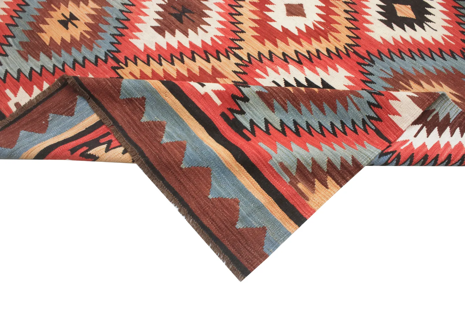 Orientalischer Teppich - Hazara Kelim Hand Woven - 247 x 288 cm