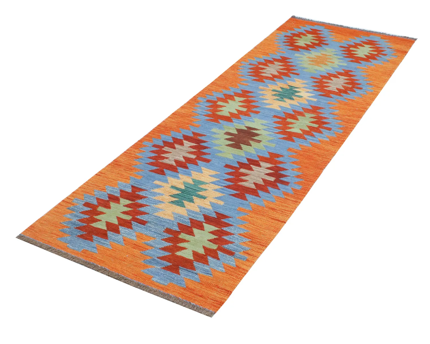 Orientalischer Teppich - Hazara Kelim Hand Woven - 81 x 241 cm