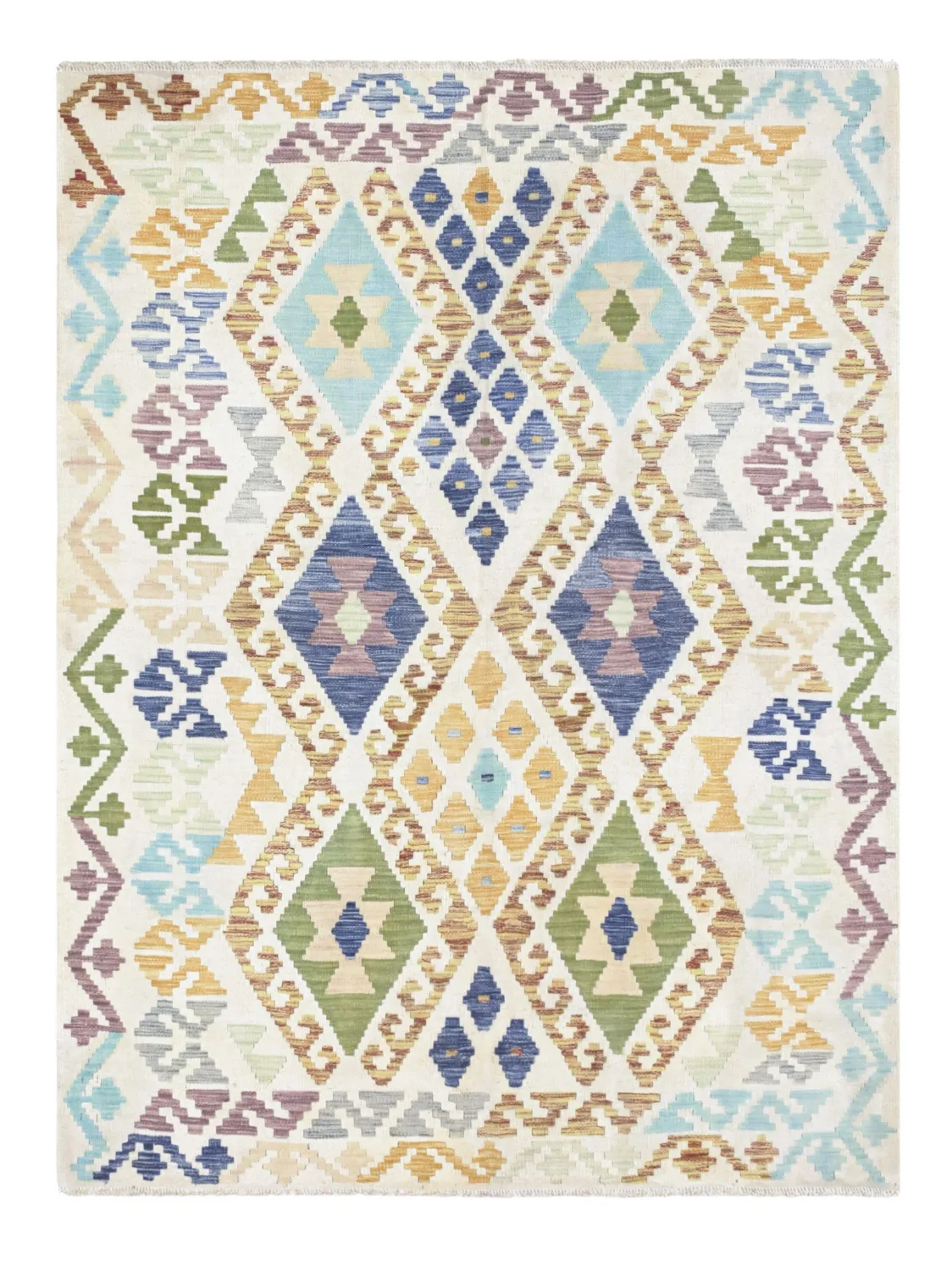 Orientalischer Teppich - Vegi Kelim Hand Woven - 159 x 200 cm