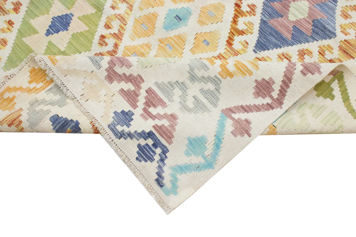 Orientalischer Teppich - Vegi Kelim Hand Woven - 159 x 200 cm