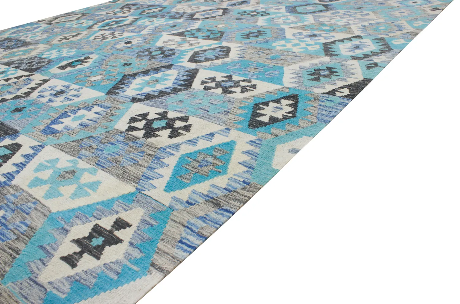 Orientalischer Teppich - Vegi Kelim Hand Woven - 251 x 305 cm