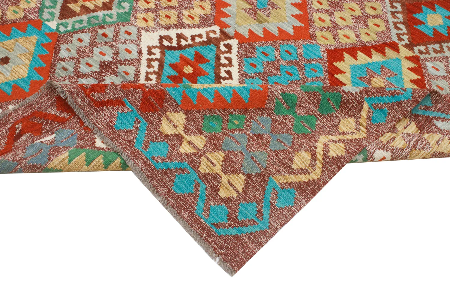 Orientalischer Teppich - Vegi Kelim Hand Woven - 174 x 241 cm