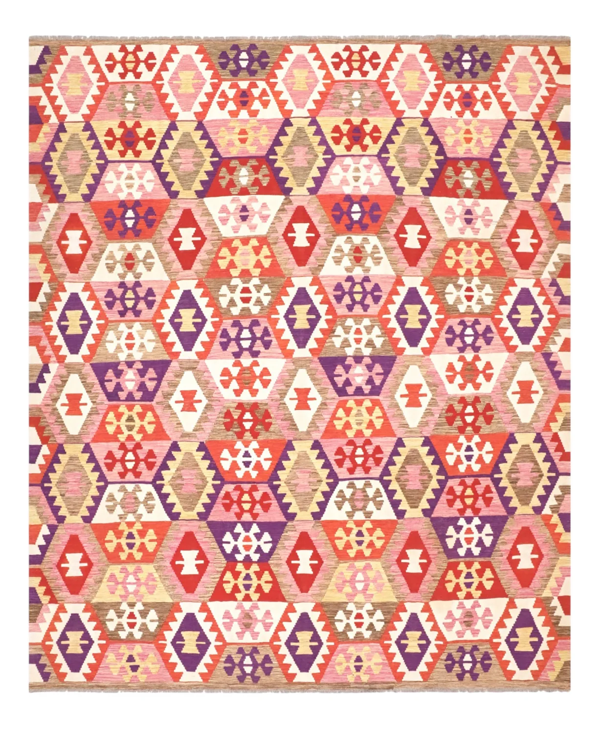 Orientalischer Teppich - Vegi Kelim Hand Woven - 251 x 300 cm