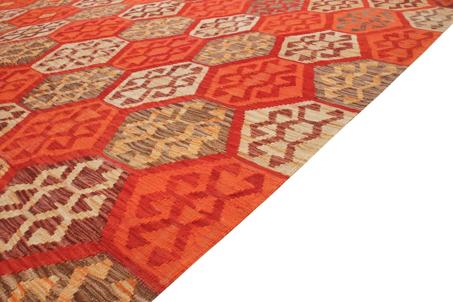 Orientalischer Teppich - Vegi Kelim Hand Woven - 301 x 487 cm