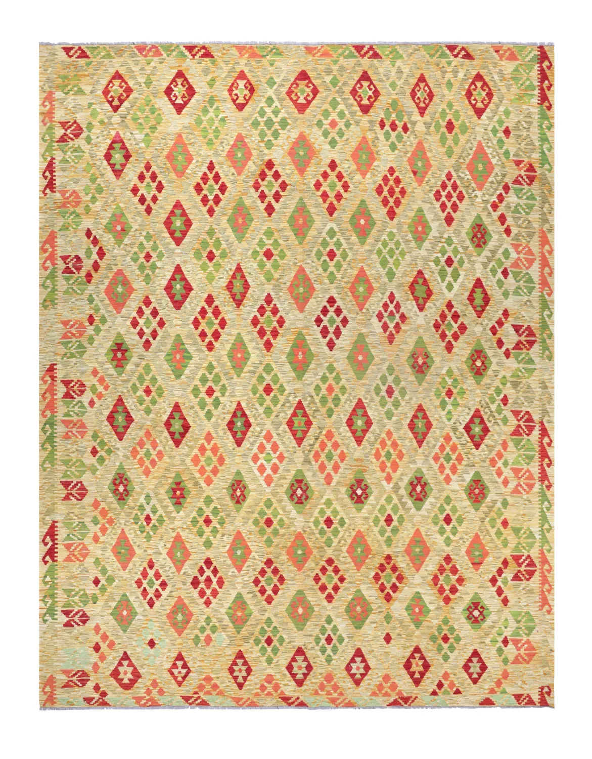 Orientalischer Teppich - Vegi Kelim Hand Woven - 305 x 392 cm