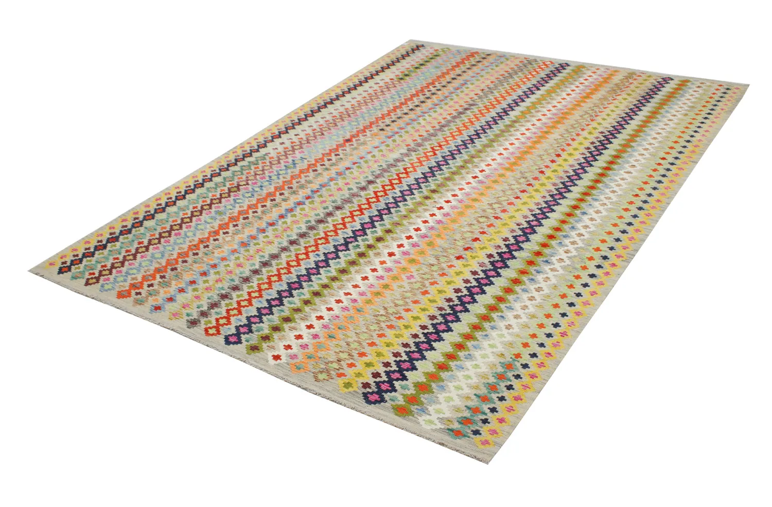 Orientalischer Teppich - Vegi Kelim Hand Woven - 296 x 344 cm