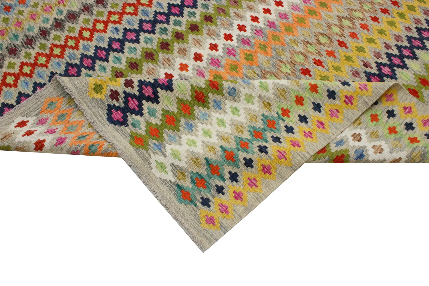 Orientalischer Teppich - Vegi Kelim Hand Woven - 296 x 344 cm