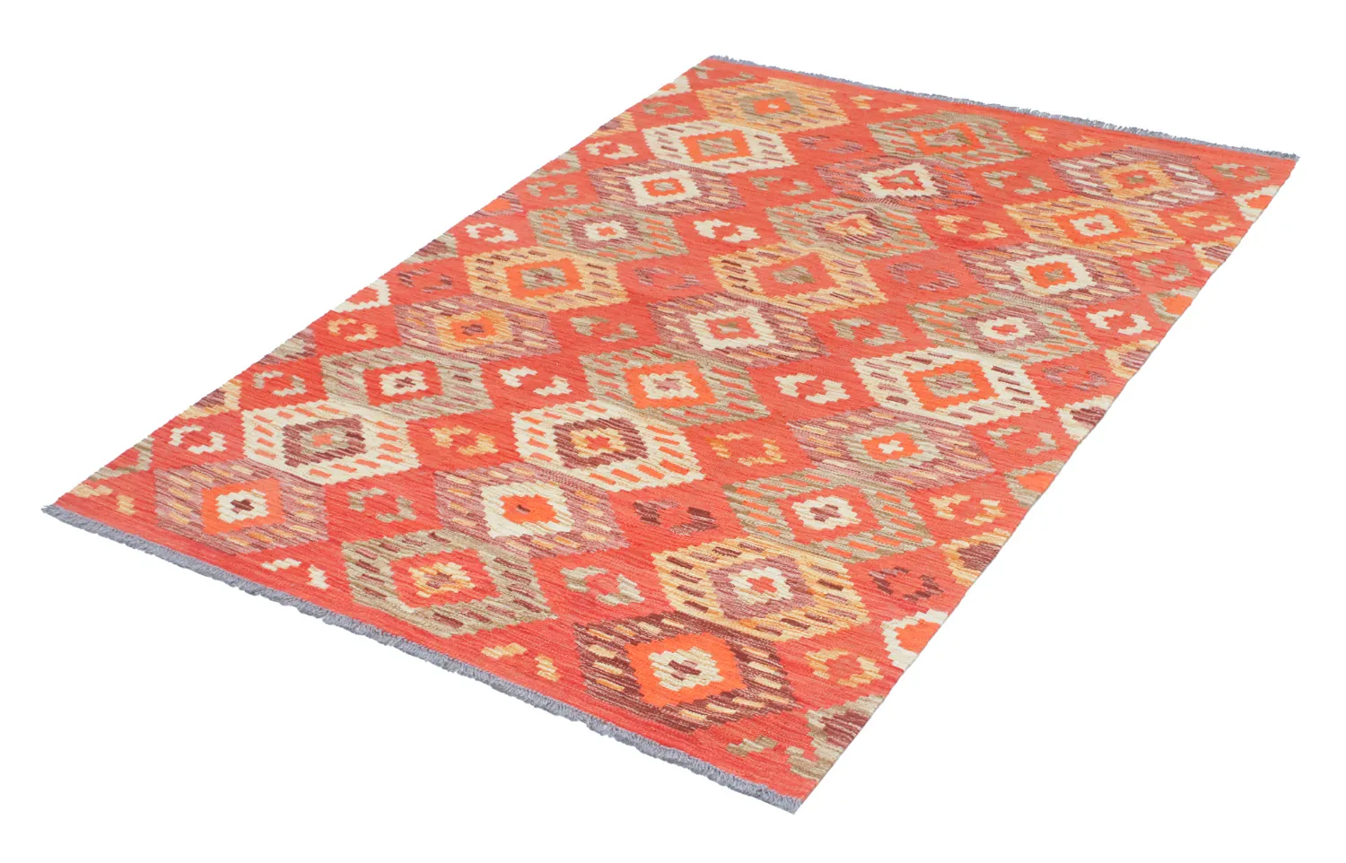 Orientalischer Teppich - Vegi Kelim Hand Woven - 123 x 172 cm