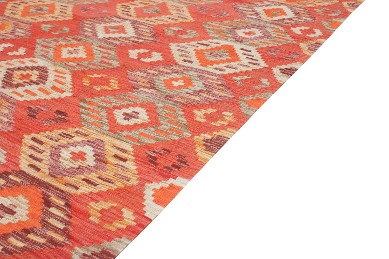 Orientalischer Teppich - Vegi Kelim Hand Woven - 123 x 172 cm