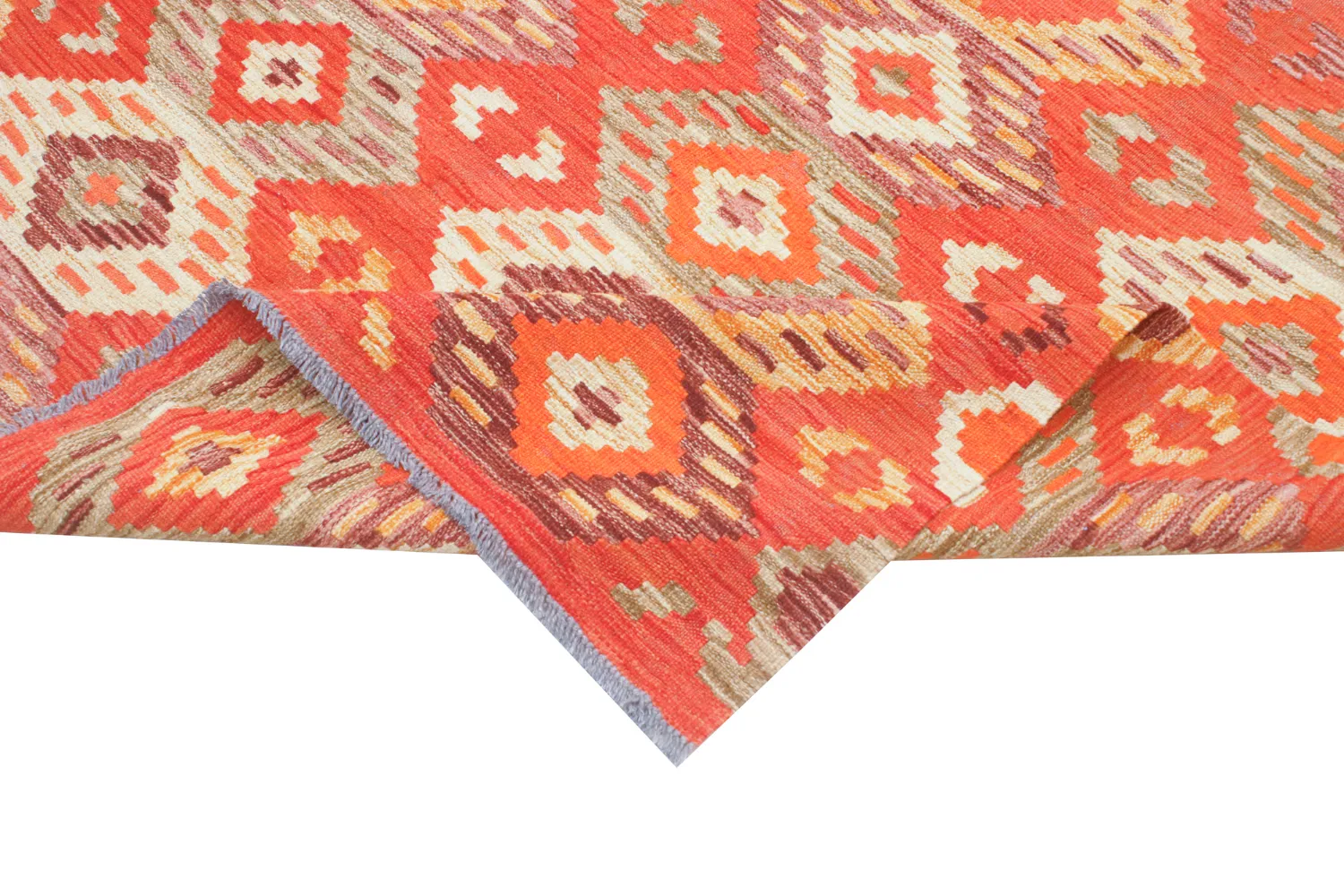 Orientalischer Teppich - Vegi Kelim Hand Woven - 123 x 172 cm