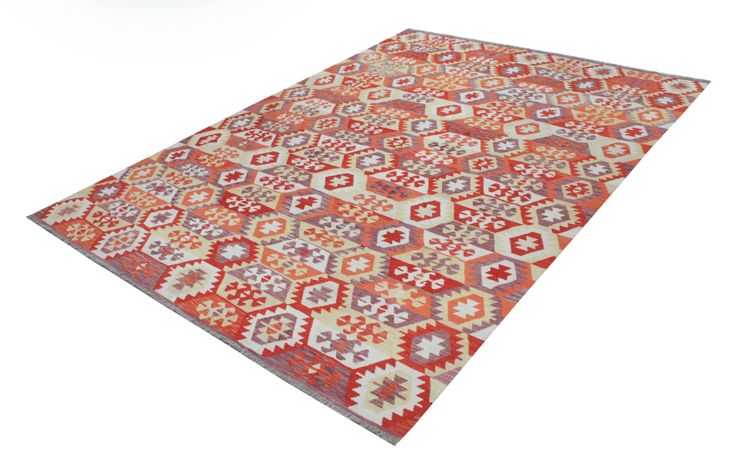 Orientalischer Teppich - Vegi Kelim Hand Woven - 248 x 352 cm