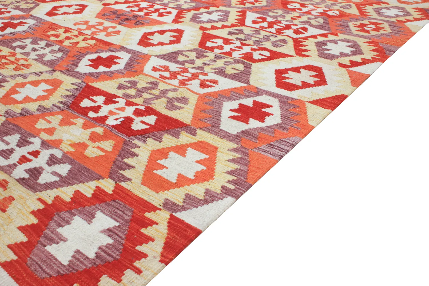 Orientalischer Teppich - Vegi Kelim Hand Woven - 248 x 352 cm