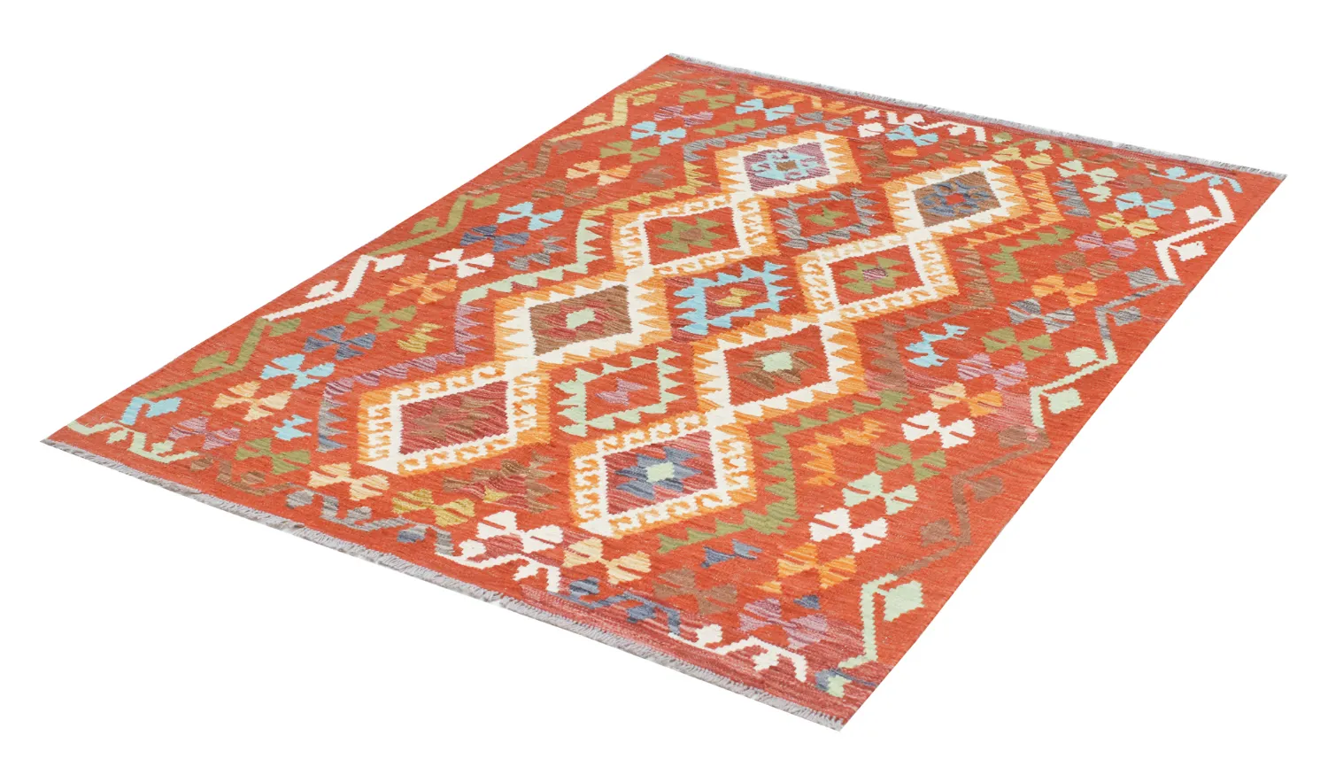 Orientalischer Teppich - Vegi Kelim Hand Woven - 130 x 176 cm