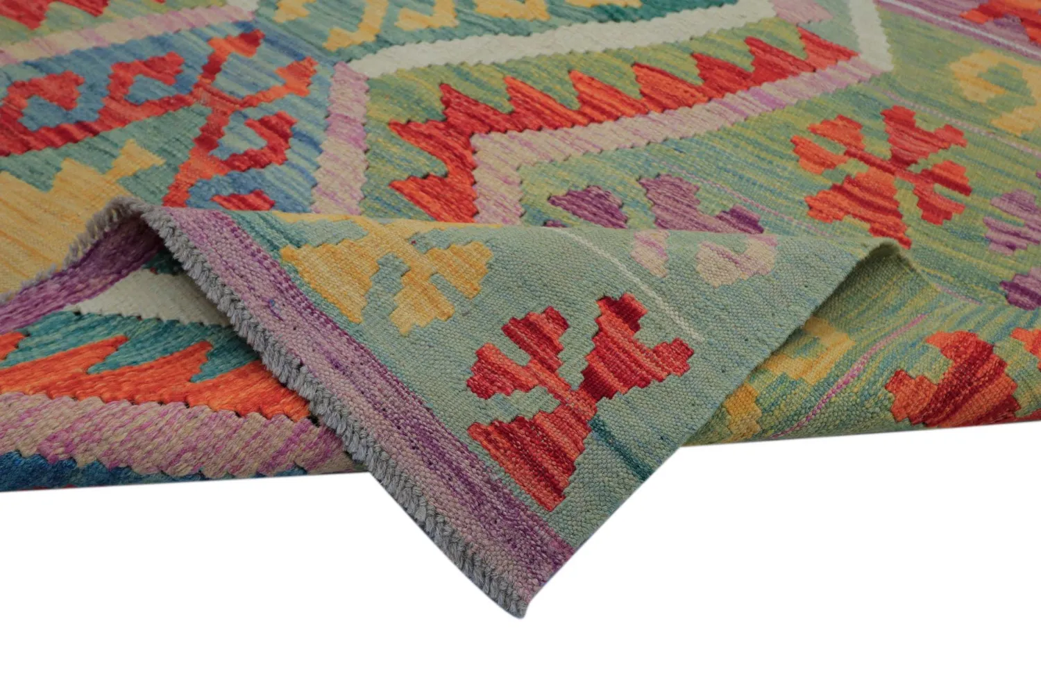 Orientalischer Teppich - Vegi Kelim Hand Woven - 200 x 293 cm
