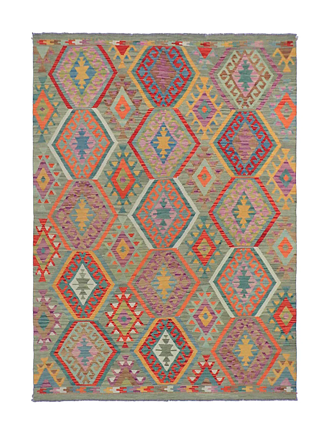 Orientalischer Teppich - Vegi Kelim Hand Woven - 178 x 248 cm