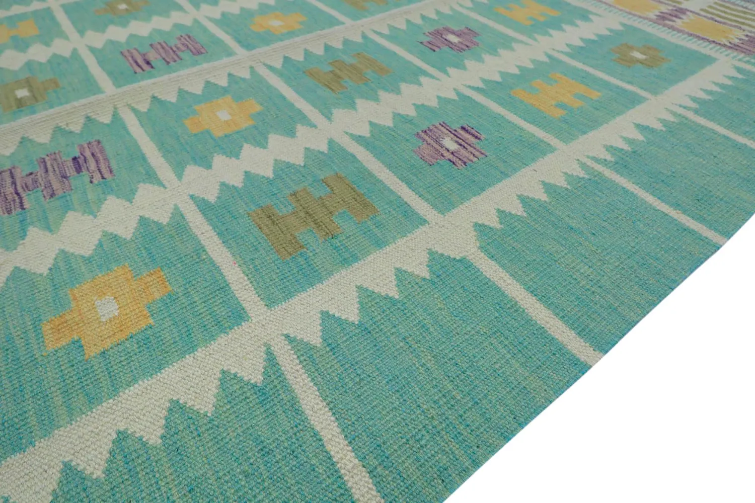 Orientalischer Teppich - Vegi Kelim Hand Woven - 124 x 179 cm