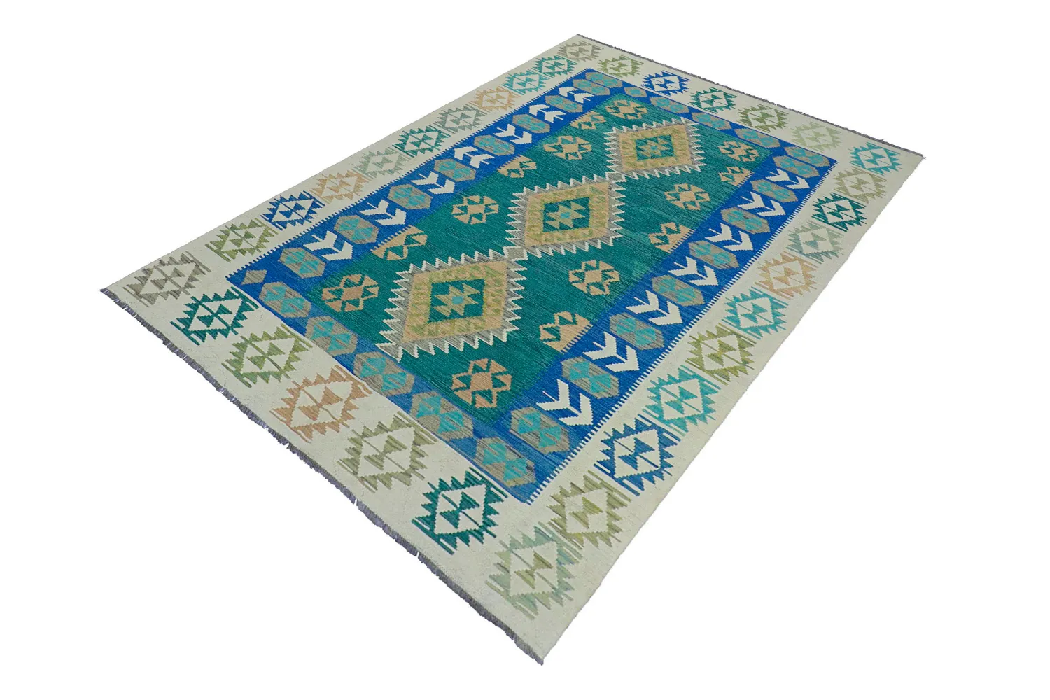 Orientalischer Teppich - Vegi Kelim Hand Woven - 171 x 250 cm